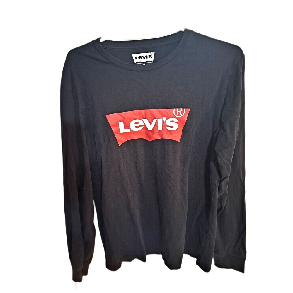 Levi’s Strauss & Co Long Sleeve Graphic Tee Size  M Black